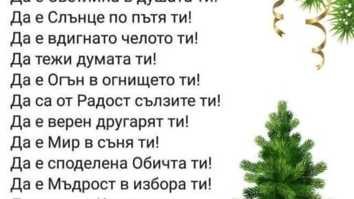 ЧЕСТИТА НОВА ГОДИНА!